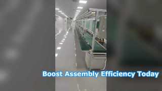 Industrial Belt Conveyor Workbench for Efficient Assembly