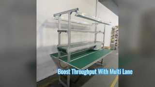 Efficient Multi Lane Belt Conveyor for Logistics
